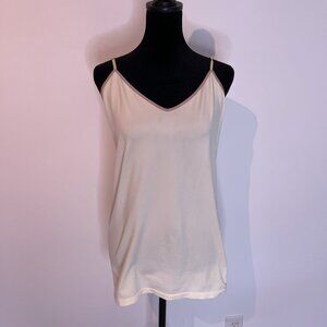 Banana Republic Cream Camisole Tank Shirt size XL